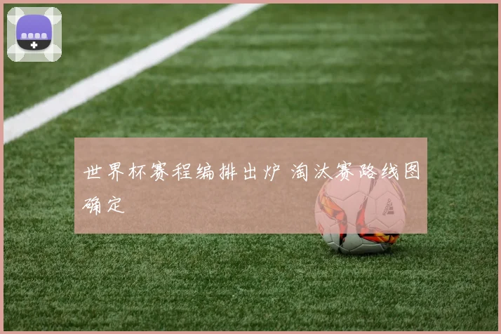 世界杯赛程编排出炉 淘汰赛路线图确定